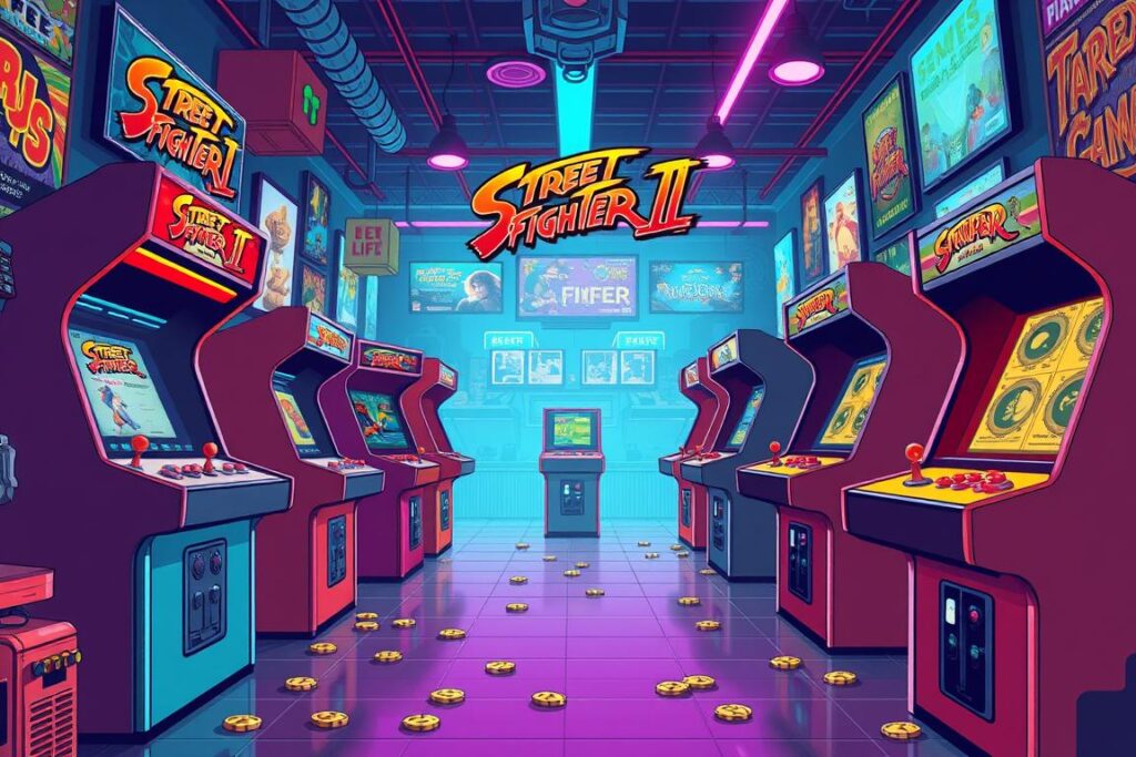 Retro-Arcade-Feeling im Street Fighter II Slot